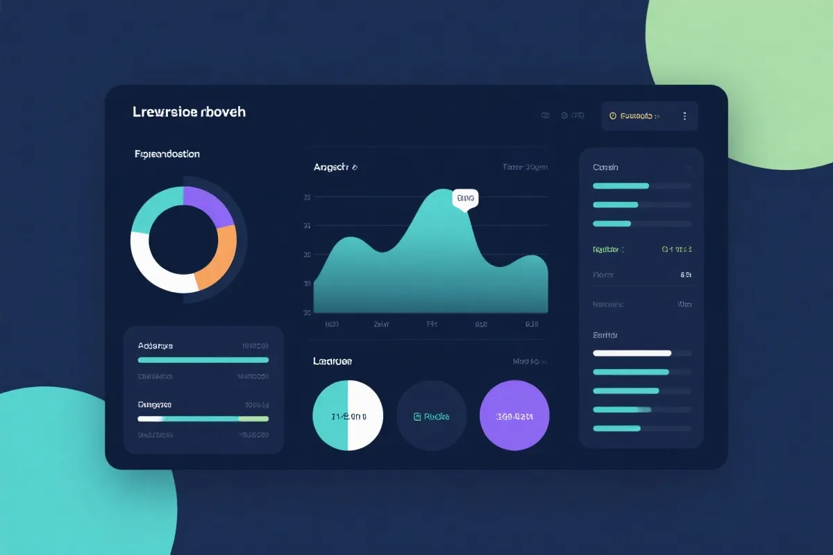 数据看板示意图